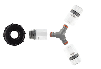 S60X6 IBC Garden Hose Splitter Kit with Two Outlets