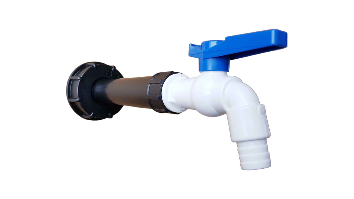 IBC S60X6 Filter Extension & White PVC Tap