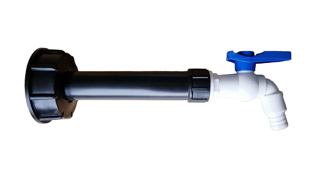 IBC S60X6 Filter Extension & White PVC Tap