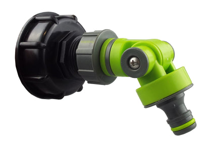 IBC S60X6 Adapter with Lime Adjustable-Angle Quick Outlet