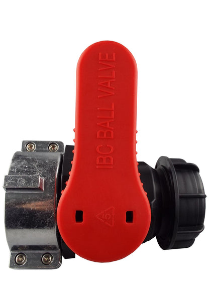 IBC Valve – 75mm Female Inlet to S60×6 Male, PTFE