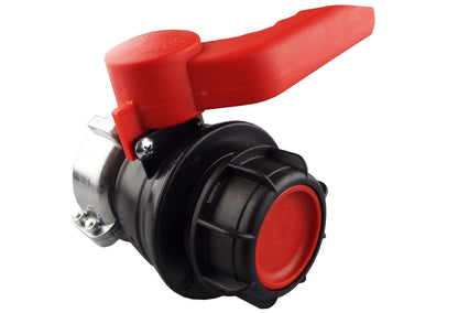 IBC Valve – 75mm Female Inlet to S60×6 Male, EPDM