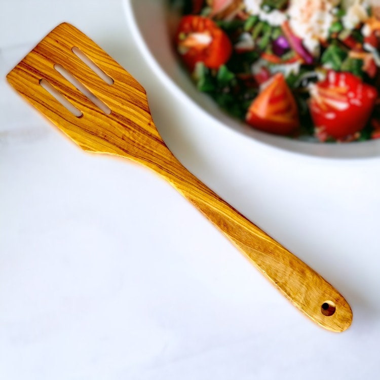 Olive Wood Cooking Kitchen Wooden Utensil Set