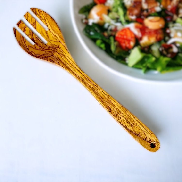 Olive Wood Cooking Kitchen Wooden Utensil Set