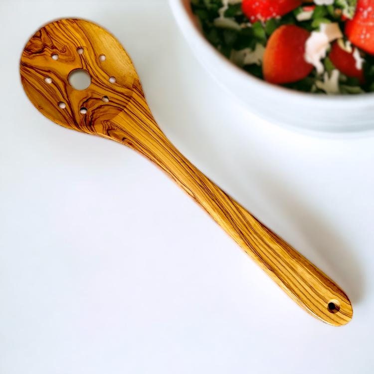Olive Wood Cooking Kitchen Wooden Utensil Set
