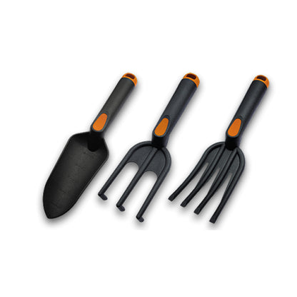 Three-Piece Garden Hand Tool Set – Trowel, Fork & Claw
