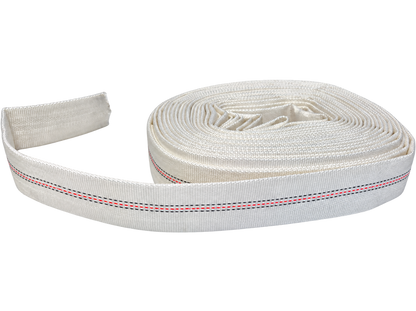 2″ White Lined Layflat Hose – 10m, 15m, 20m or 30m; selected hose length supplied.
