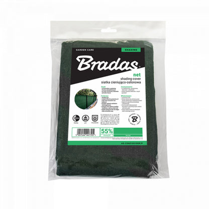 Green Garden Shade Net – 2m × 10m, 55% Shade, 60gsm
