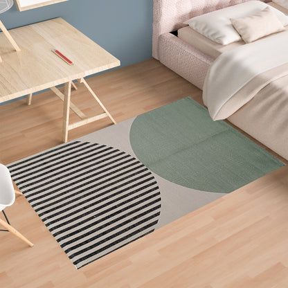 Printed Rug Amphi Colour Non Slip Soft Durable Floor Rug