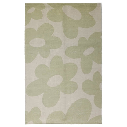 Printed Rug Jardin Design Modern Non Slip Soft Durable Floor Rug