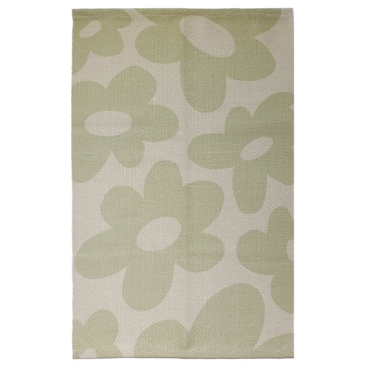 Printed Rug Jardin Design Modern Non Slip Soft Durable Floor Rug