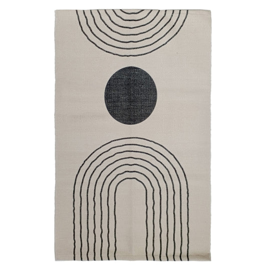 Printed Rug Tuscany Design Non Slip Soft Durable Floor Rug