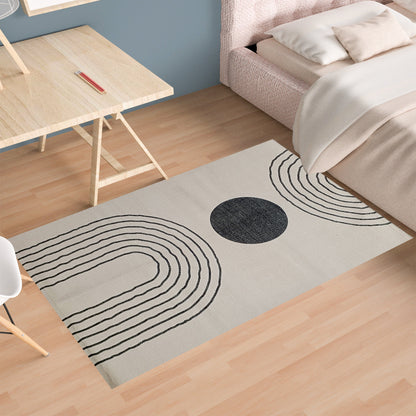 Printed Rug Tuscany Design Non Slip Soft Durable Floor Rug