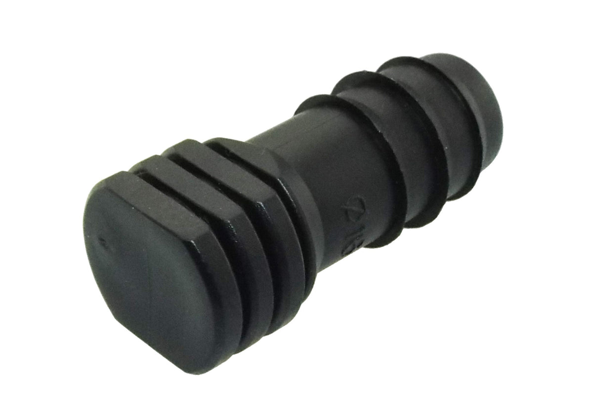 End Plug for 16mm Irrigation Pipe – Barbed Stop End