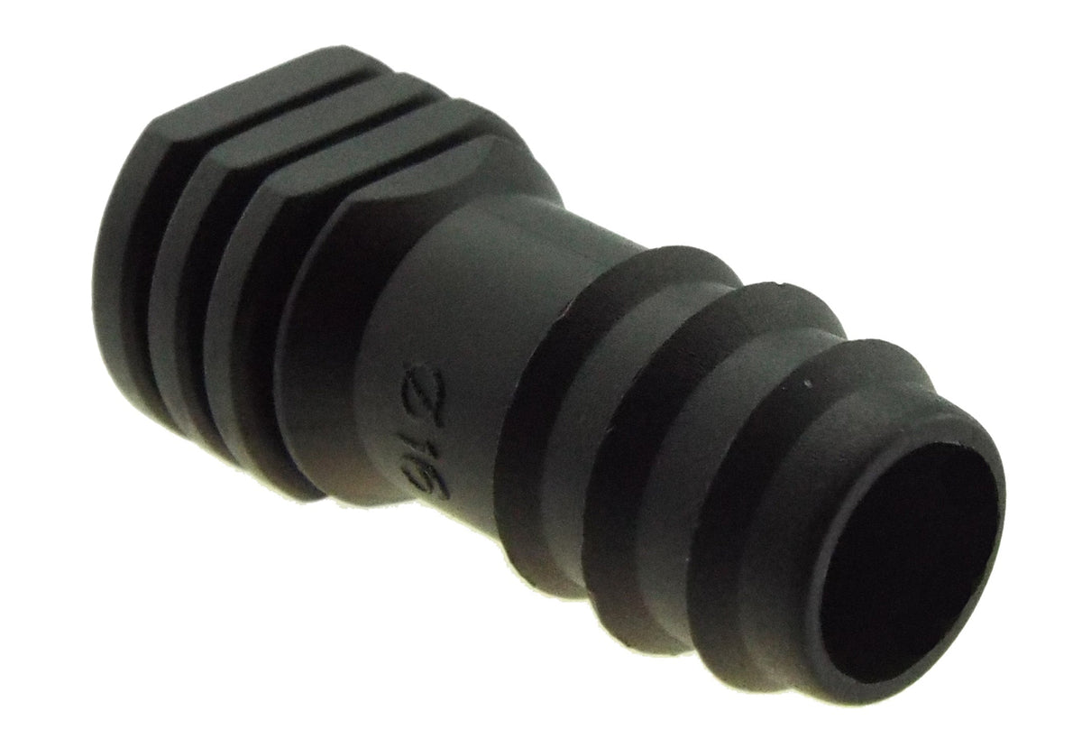 End Plug for 16mm Irrigation Pipe – Barbed Stop End