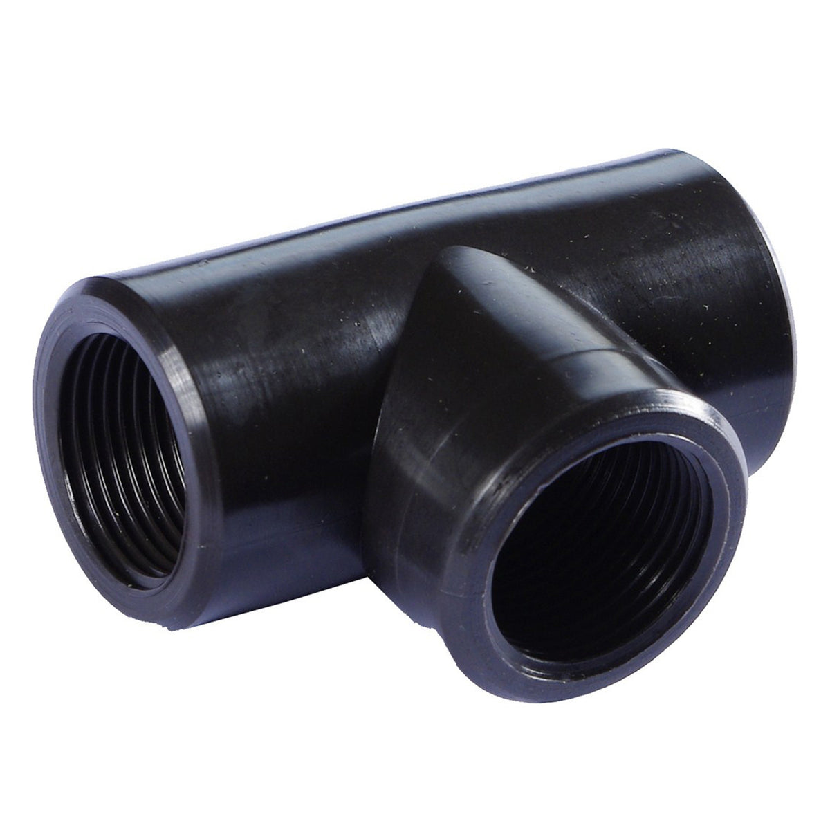 2″ BSP Female Tee Connector – Black Polypropylene