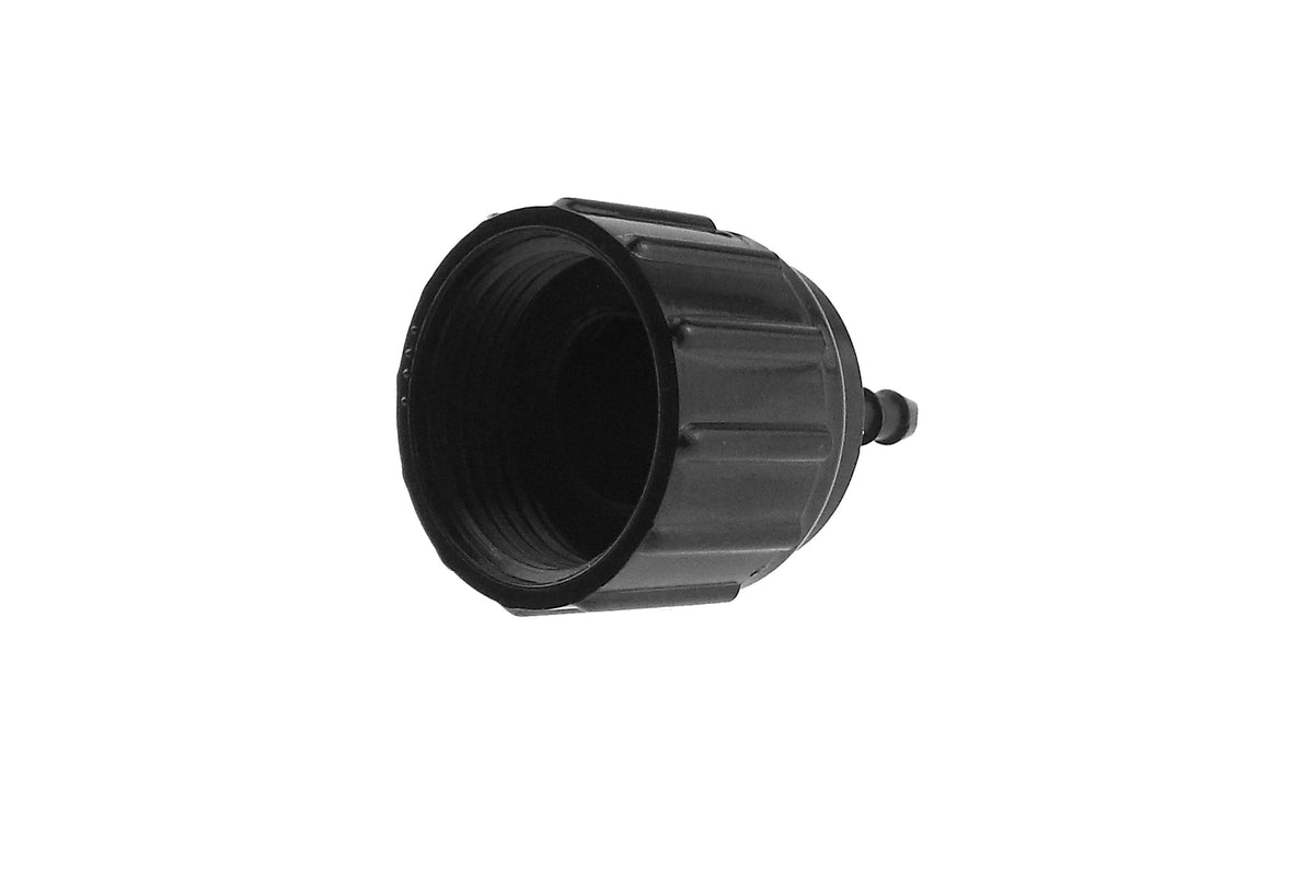 ¾″ BSP Water Butt Fitting with 4mm Micro-Tube Barb Adapter