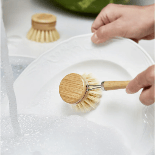 Bamboo Washing Up Brush, Plastic Free Dish Brush