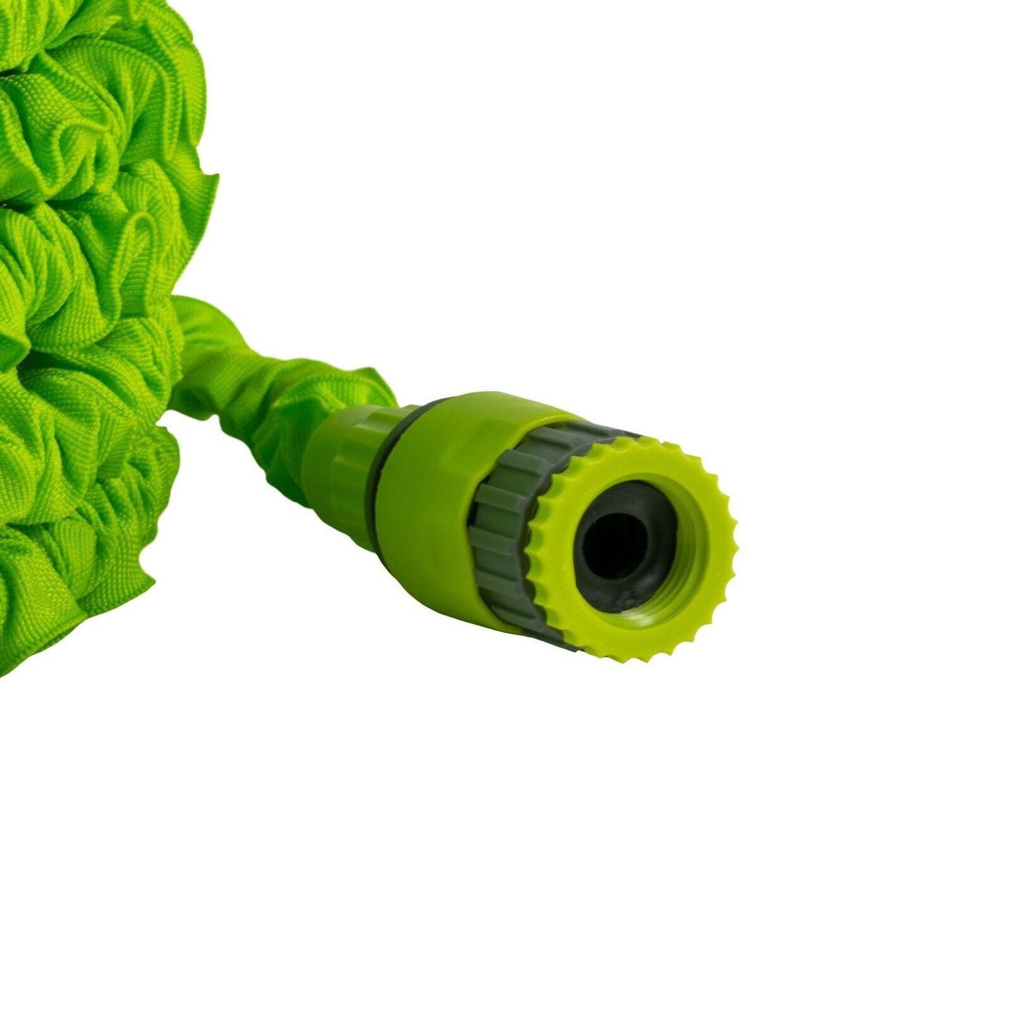 Heavy Duty Expandable Garden Water Hose Pipe With Sprayer, Green