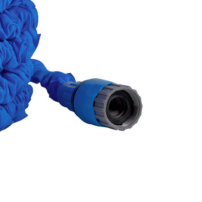 Heavy Duty Expandable Garden Water Hose Pipe With Sprayer, Blue