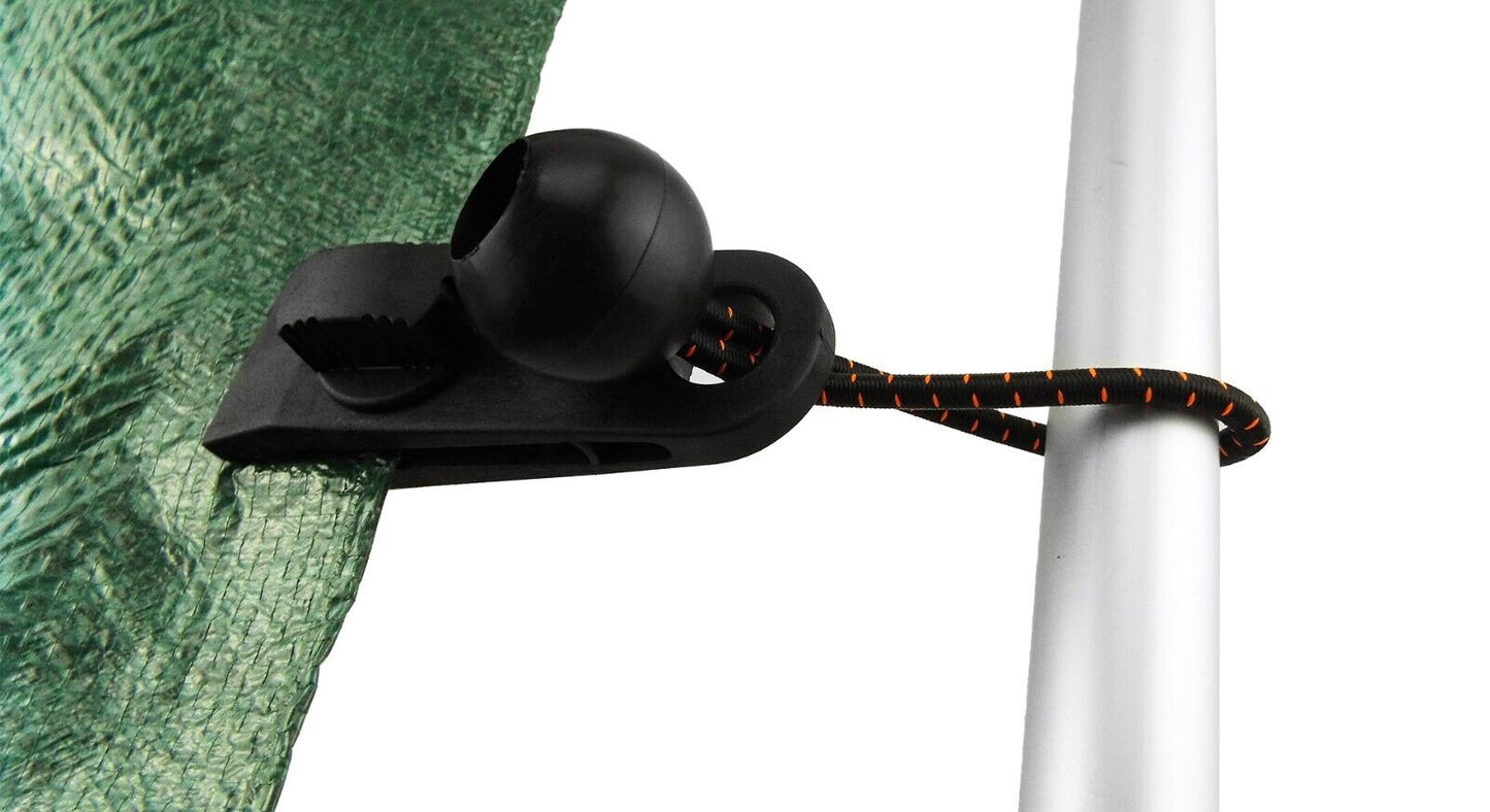 Heavy Duty Tarpaulin Clip Tent Tarp Tighten Grip Screw Clamp