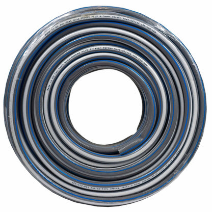 Grey Reinforced 4-Layer Garden Hosepipe (1m - 50m)