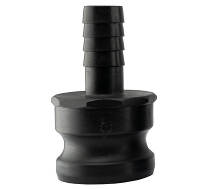 Camlock Type E Coupling Male Cam to Barb Hose Tail 1/2" - 4" Tank Adapter
