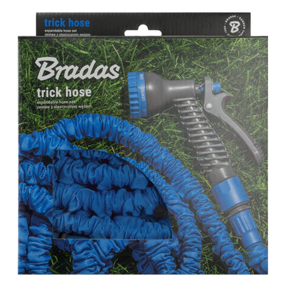 Heavy Duty Expandable Garden Water Hose Pipe With Sprayer, Blue