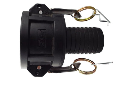 Camlock Type C Coupling Female Cam to Male Barb Hose Tail 1/2" - 4" Tank Adapter