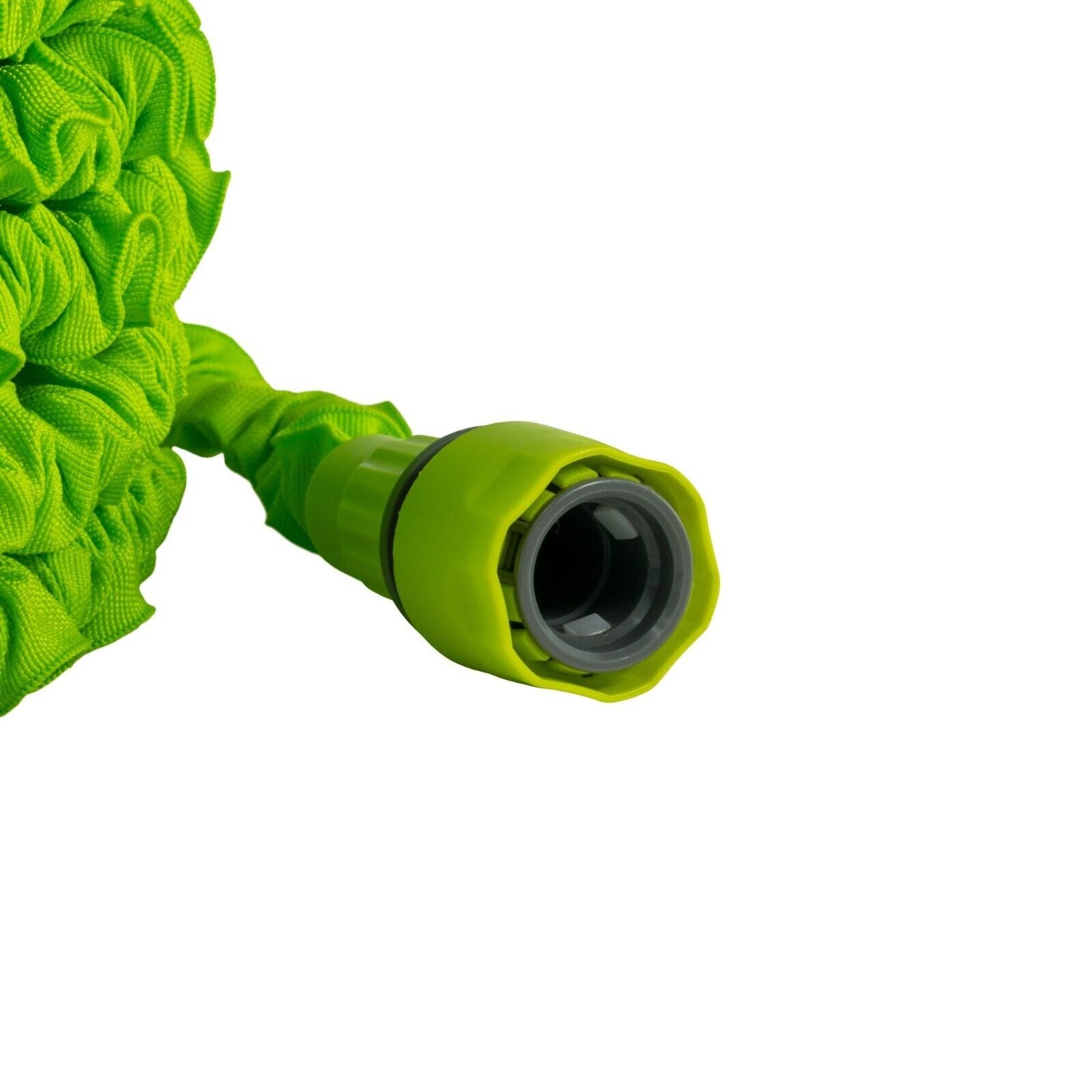 Heavy Duty Expandable Garden Water Hose Pipe With Sprayer, Green