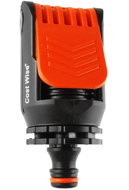 CostWise Kitchen Tap to Hose Adapter – Orange Lever Clamp