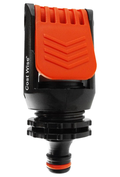 CostWise Kitchen Tap to Hose Adapter – Orange Lever Clamp