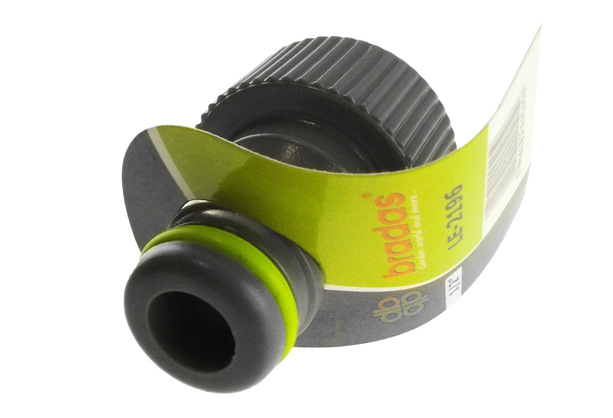 Lime ¾″ BSP Female Tap Adapter – Quick-Connect Plug