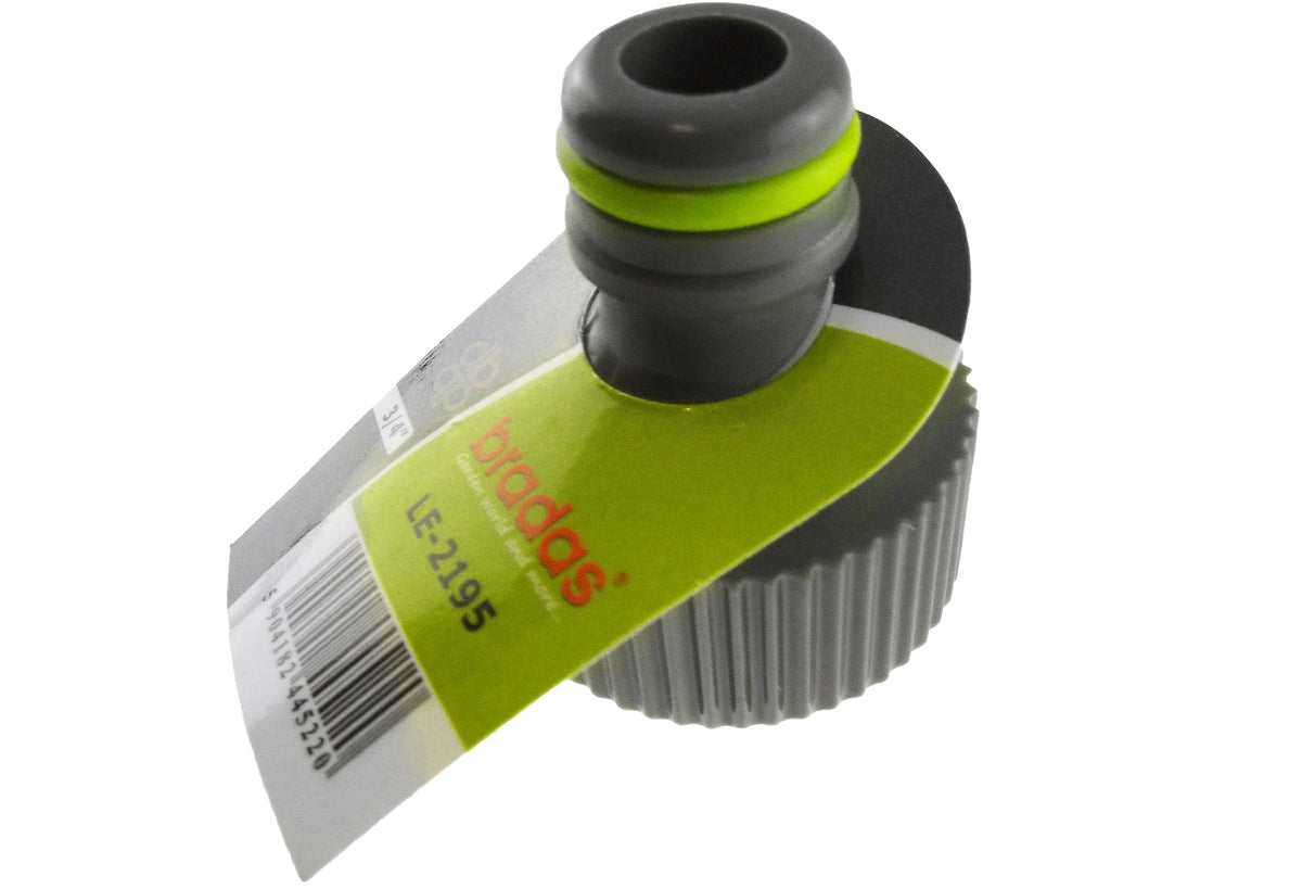 Lime ¾″ BSP Female Tap Adapter – Quick-Connect Plug