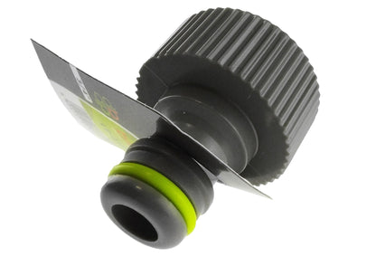 Lime ¾″ BSP Female Tap Adapter – Quick-Connect Plug