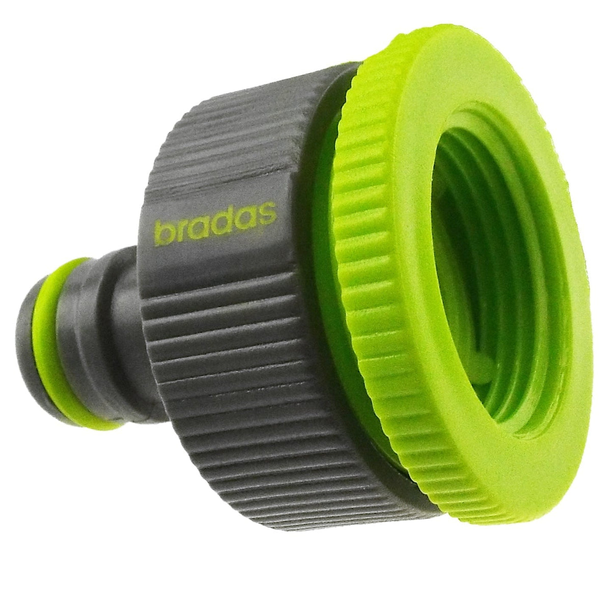 Lime ¾ / ½″ BSP Female Tap Adapter – Quick-Connect Plug