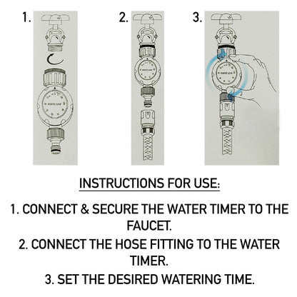 White Line Mechanical Water Timer – Up to 2 Hours