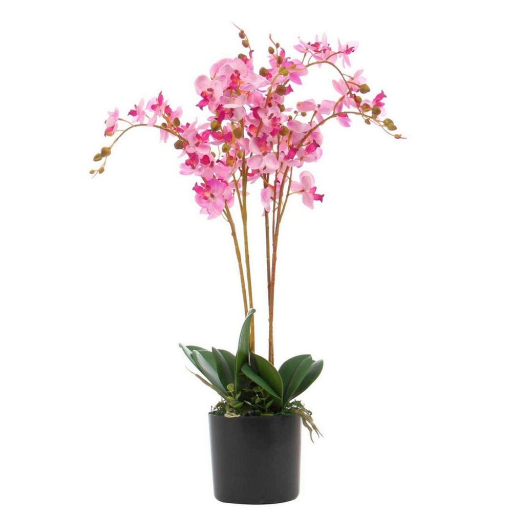 Artificial Orchid Flower Display in Pot 60cm