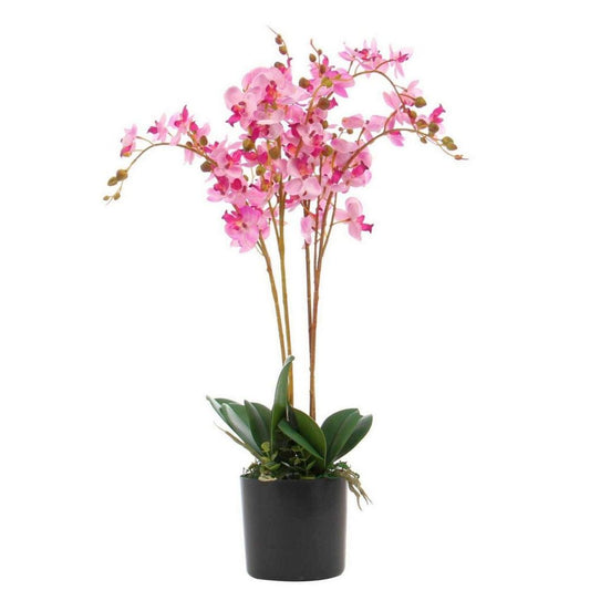 Artificial Orchid Flower Display in Pot 60cm