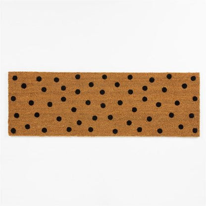 Spotted PVC Backed Coir 40x120cm Natural Doormat
