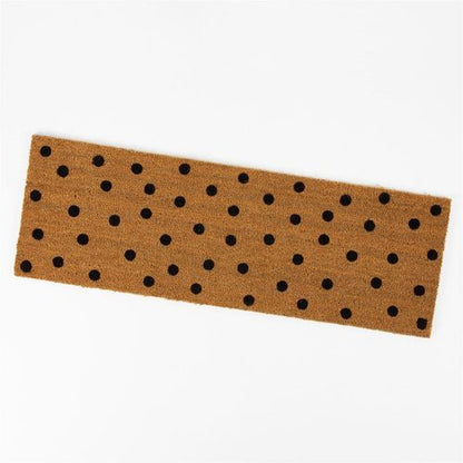 Spotted PVC Backed Coir 40x120cm Natural Doormat