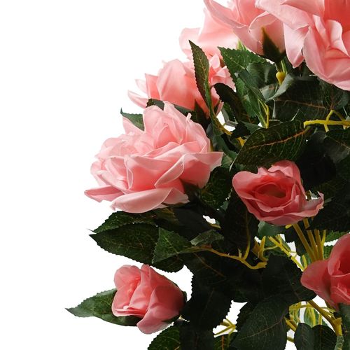 Artificial Pink Rose Tree Twisted Vine 90cm