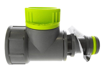 ¾″ BSP Container Drain Kit – Bulkhead & Lime Quick-Connect Valve