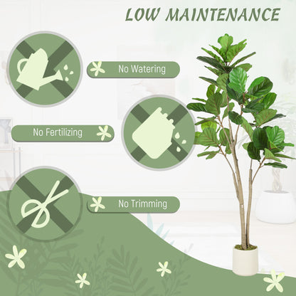 Artificial Ficus Tree - Green 150cm