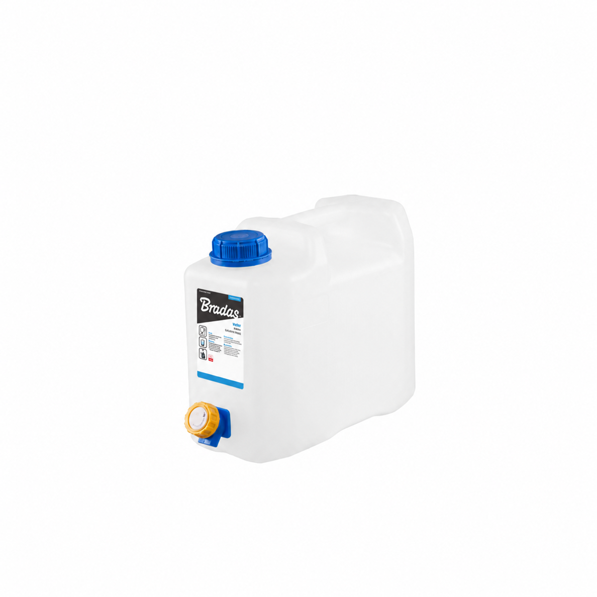 Bradas 20L Water Canister – Carry Handle, Cap & Tap