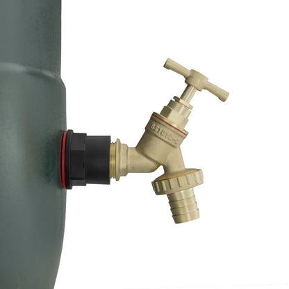 ½″ BSP Water Butt Kit with Brass Bib Tap & ½″ Hose Barb