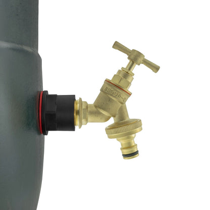 ½″ BSP Water Butt Kit with Brass Bib Tap & Quick Outlet
