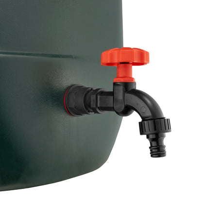 ½″ BSP Water Butt Kit with Black Quick-Connect Tap