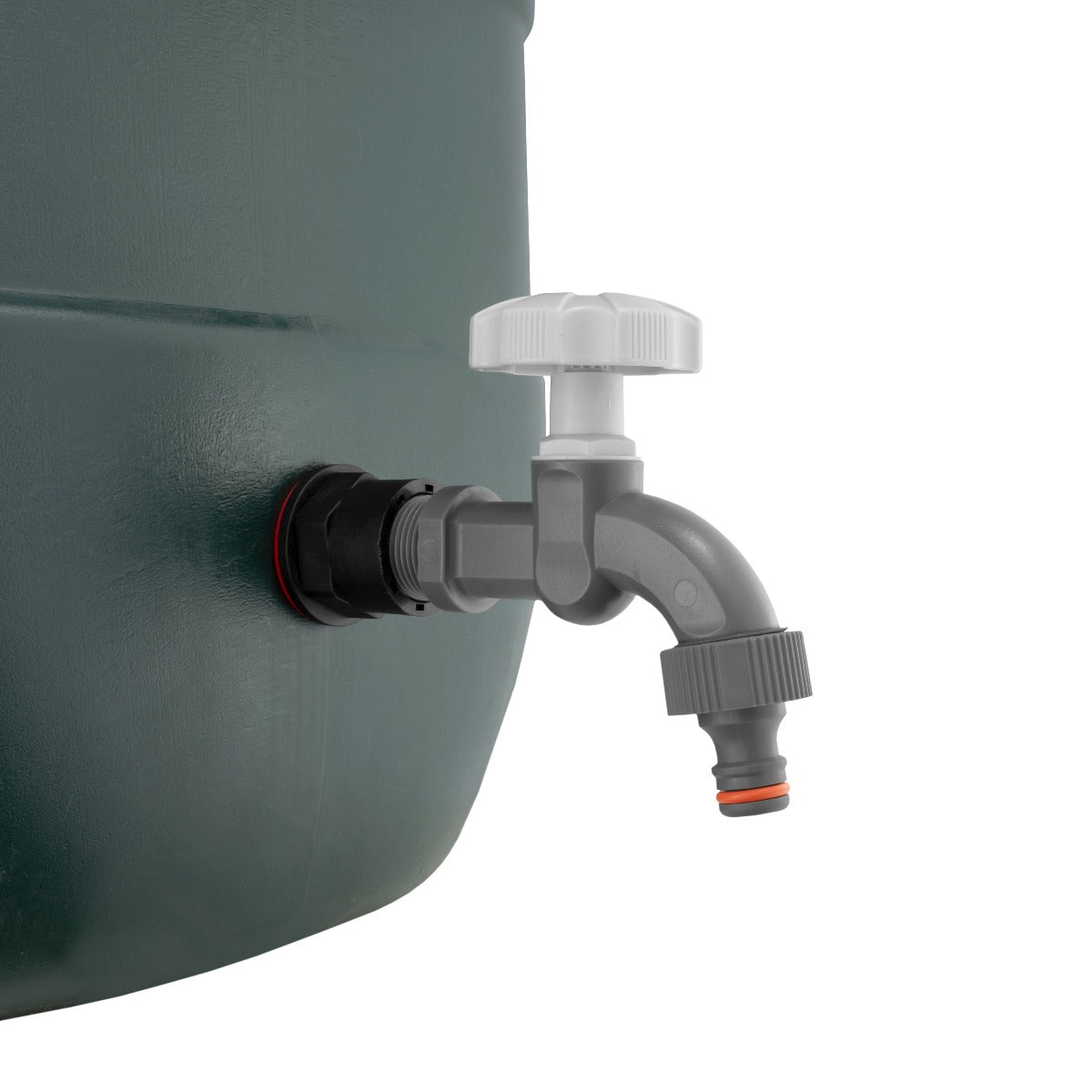 ½″ BSP Water Butt Kit with White Line Quick-Connect Tap