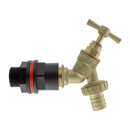 ¾″ Water Butt Kit – Brass ¾″ Barbed Tap & Cutter